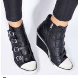 ASH Leather Thelma Wedge Sneaker Size 5.5